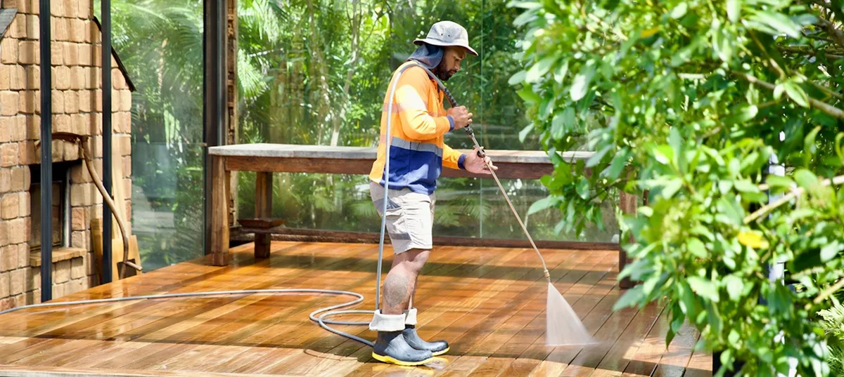 Deck and fence cleaning